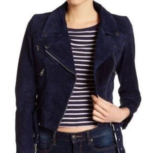 Vigoss leather suede Moto jacket